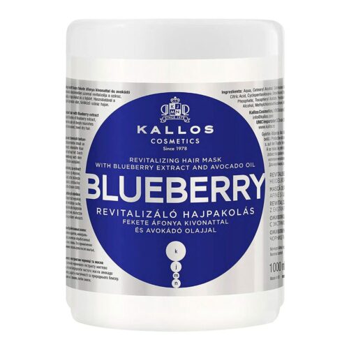 Revitaliserend Masker Kallos Cosmetics Blueberry 1 L