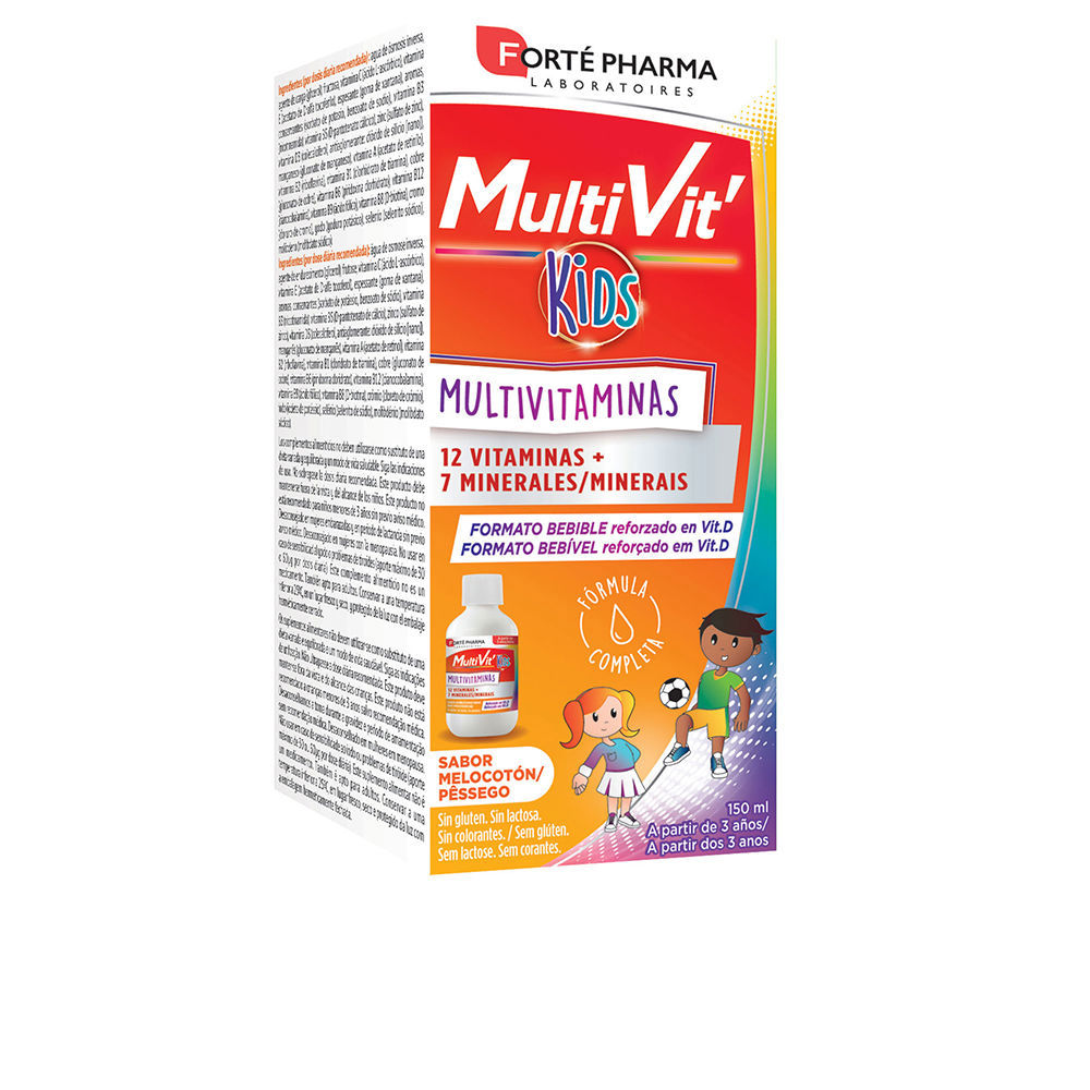 FortÉ Pharma MULTIVIT KIDS drinkable #peach 150 ml