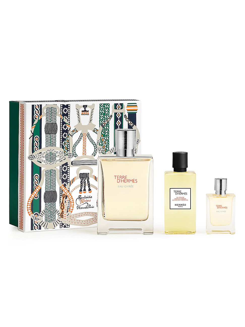TERRE D'HERMÈS EAU GIVRÉE LOT 3 pcs