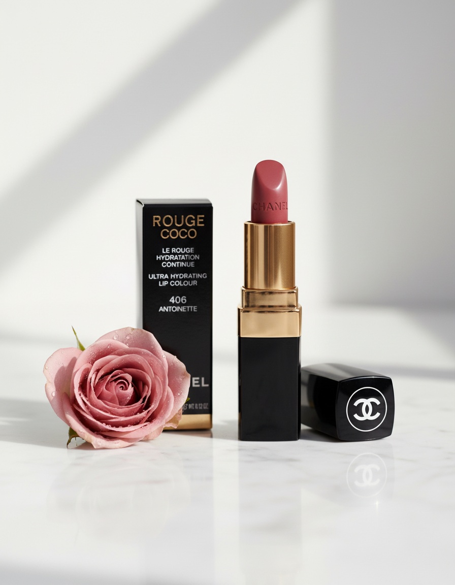 Chanel ROUGE COCO lipstick #406-antoinette