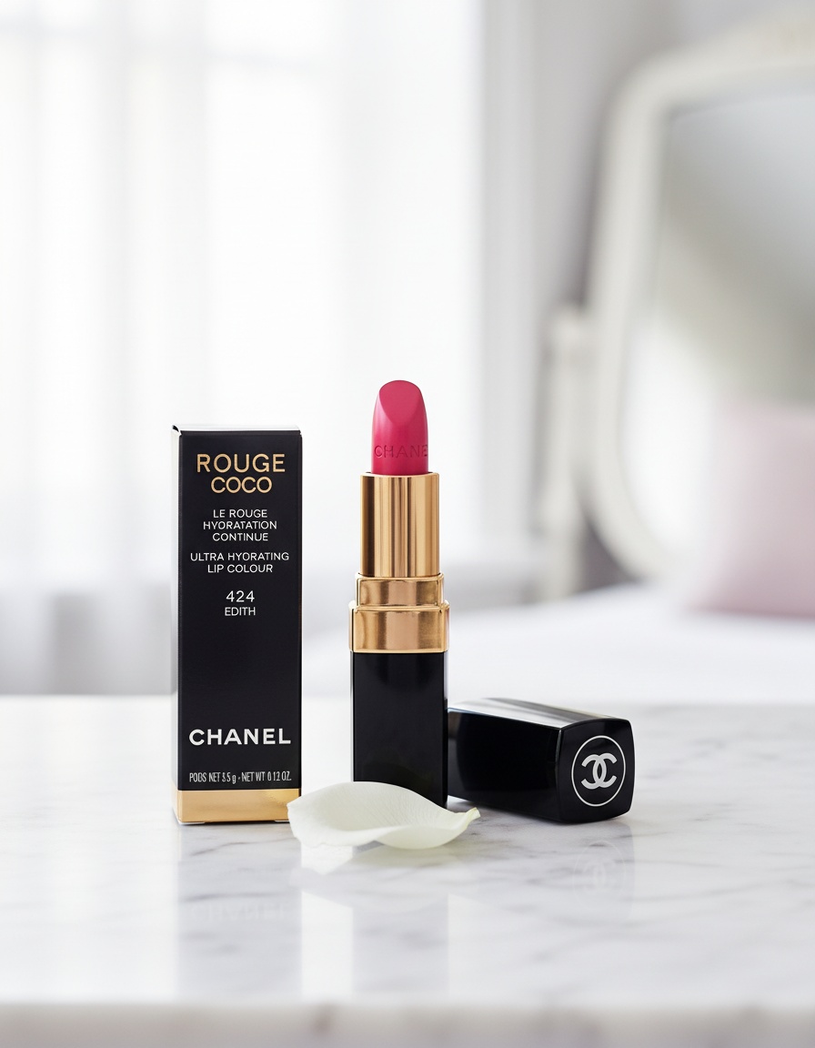 Chanel ROUGE COCO lipstick #424-edith