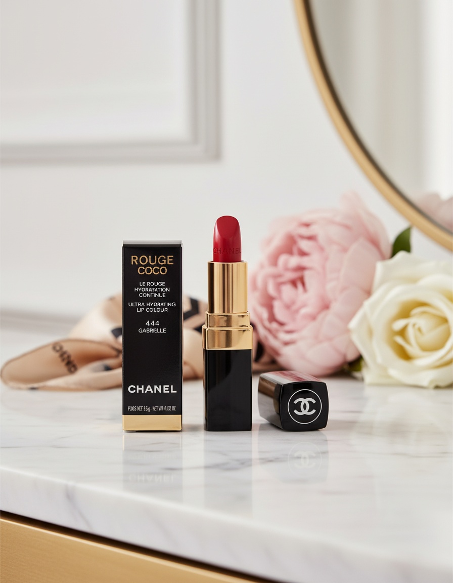 Chanel ROUGE COCO lipstick #444-gabrielle