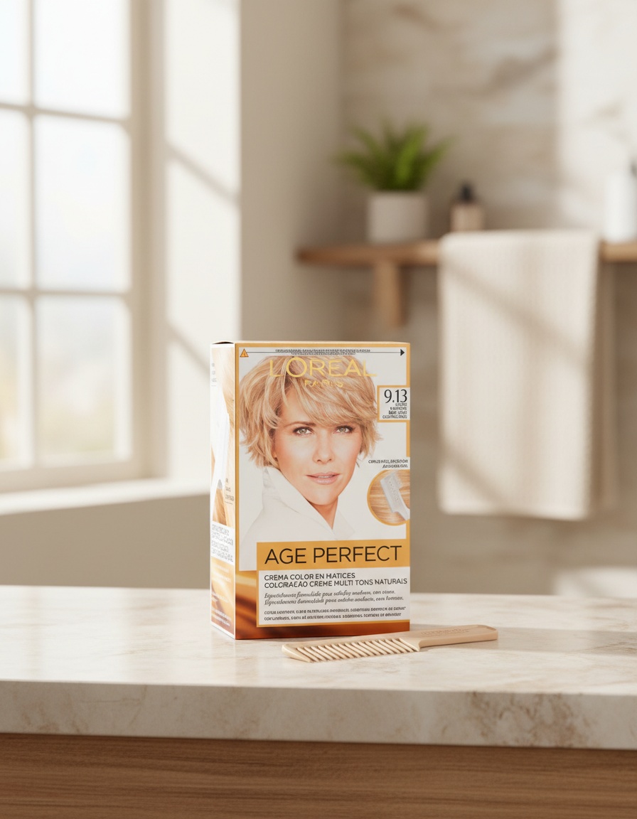 L'orÉal paris EXCELLENCE AGE PERFECT dye #9,13 camel blonde 1 u - Afbeelding 2