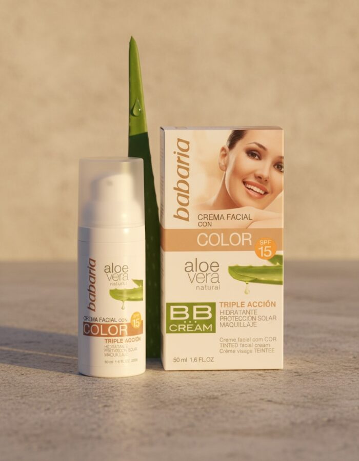 Babaria ALOE VERA BB cream SPF15 50 ml - Afbeelding 2