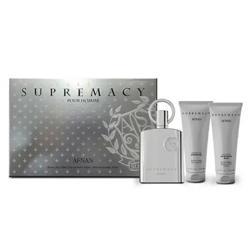 Afnan Supremacy Eau De Parfum 100ml Balsamo After Shave 100ml Gel De Baño 100ml