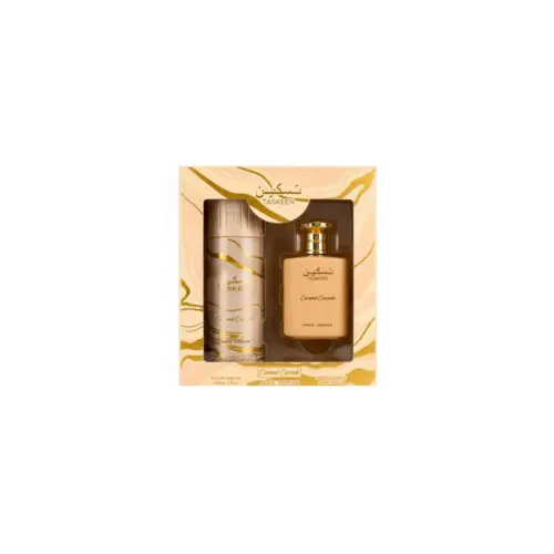 Paris Corner Taskeen Caramel Cascade Edp Spray 100ml Sets Desodorante Spray 200ml