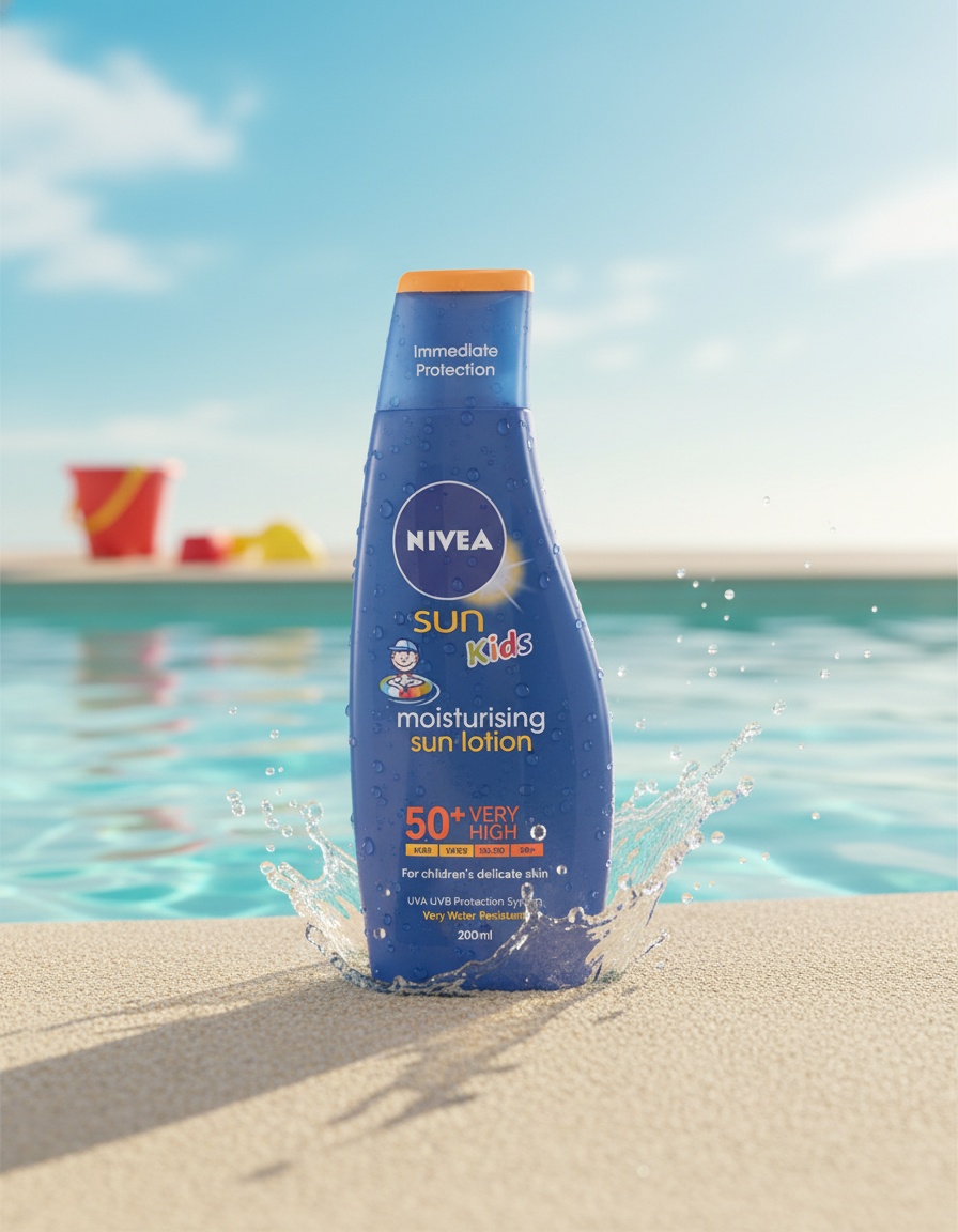 Nivea SUN KIDS waterproof moisturizing protector SPF50+ 200 ml - Afbeelding 2