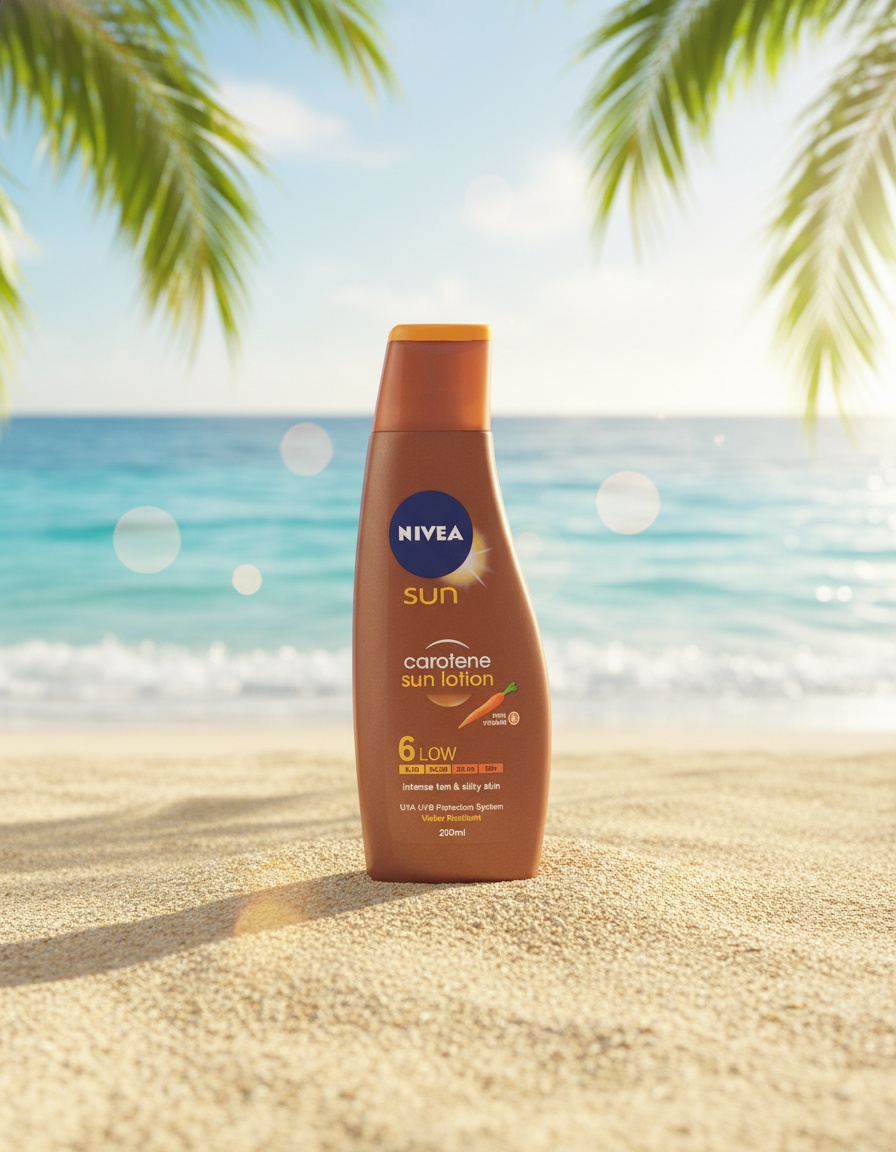 Nivea SUN CARROT milk SPF6 200 ml - Afbeelding 2