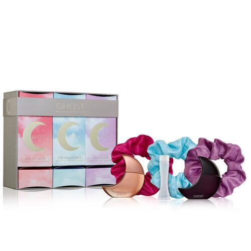 Ghost Mini Cracker Collection 10ml Orb of Night EDP + 10ml Deep Night EDT + 5ml Ghost EDT + 3 Scrunchies