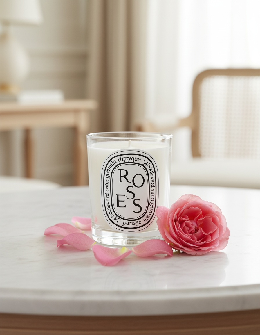 Diptyque SCENTED CANDLE rose 190 gr - Afbeelding 2