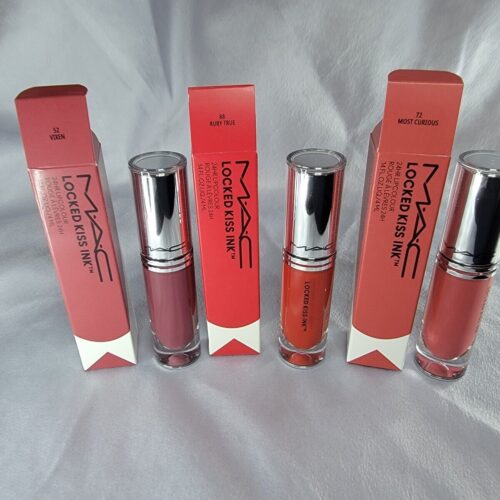 MAC Locked Kiss Ink 24HR Liquid Lipstick Lipcolour 4ml - 52 Vixen