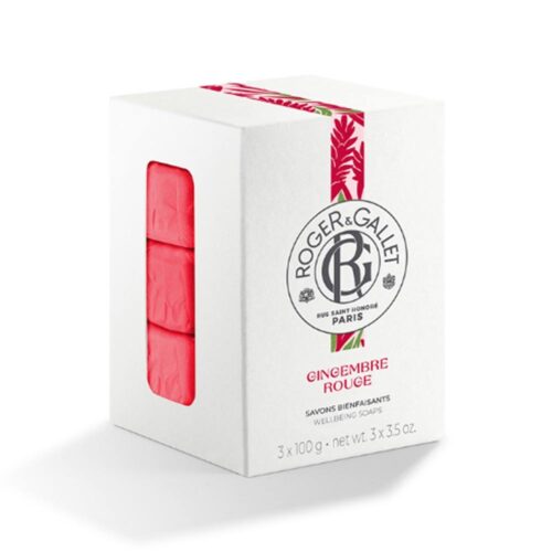 Roger & Gallet Gingembre Rouge Soap 3 x 100g