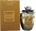 Bali Mantra Camellia Glass Silver Kaars 500g - Peach Grapefruit