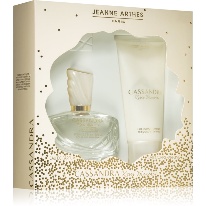 Jeanne Arthes Cassandra Roses Blanches Geschenkset 100ml EDP + 100ml Body Lotion