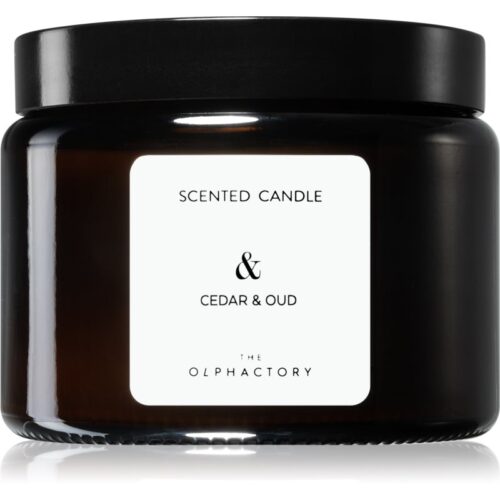 The Olphactory Cedar Oud Scented Candle 360g