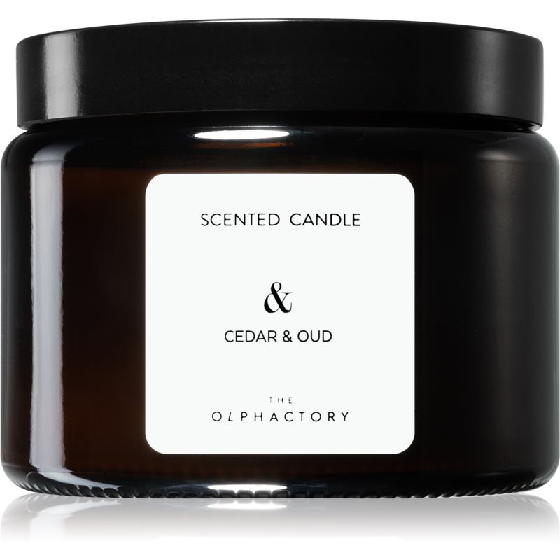 The Olphactory Cedar Oud Scented Candle 360g