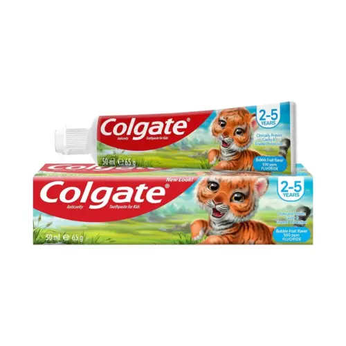 Colgate Toothpaste Bubble Fruit Kids 2-5 Years 50ml