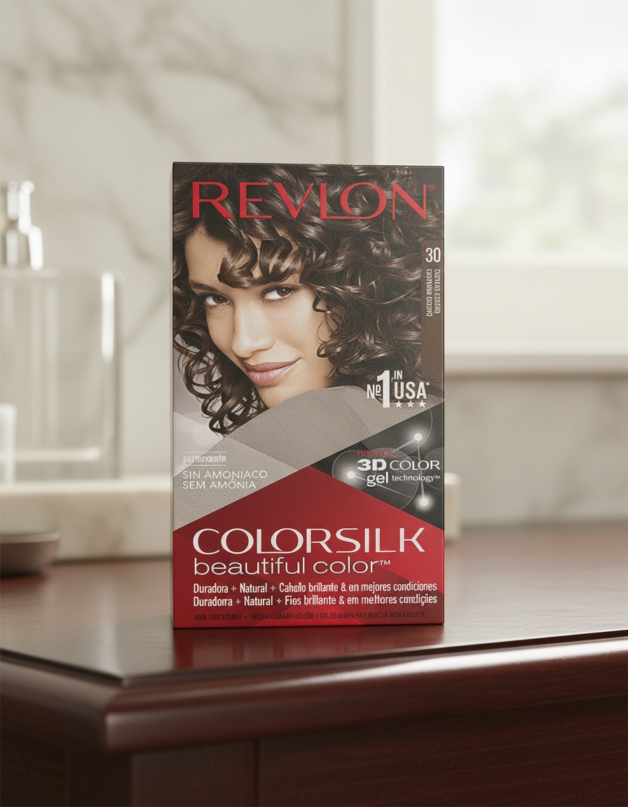 Revlon Mass Market COLORSILK tinte #30-castaño oscuro 1 u - Afbeelding 2