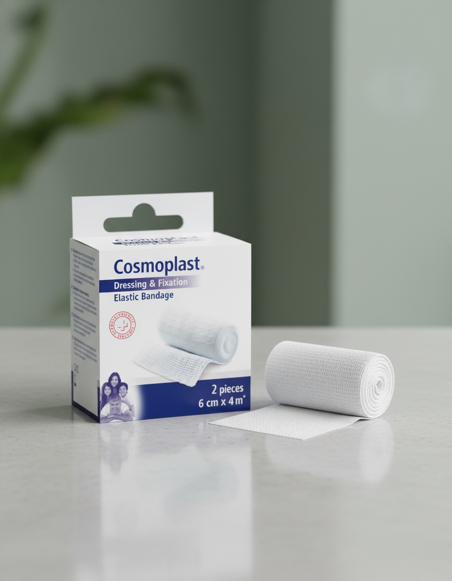 COSMOPLAST elastic bandage 6x4 cm 2 u - Afbeelding 2