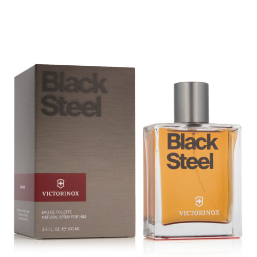 Herenparfum Victorinox EDT Black Steel 100 ml