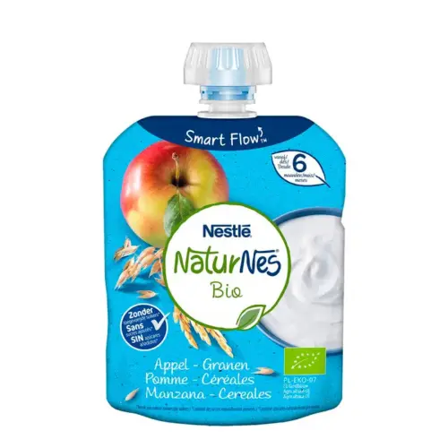 Naturnes Bio Dairy Apple and Cereals 90g