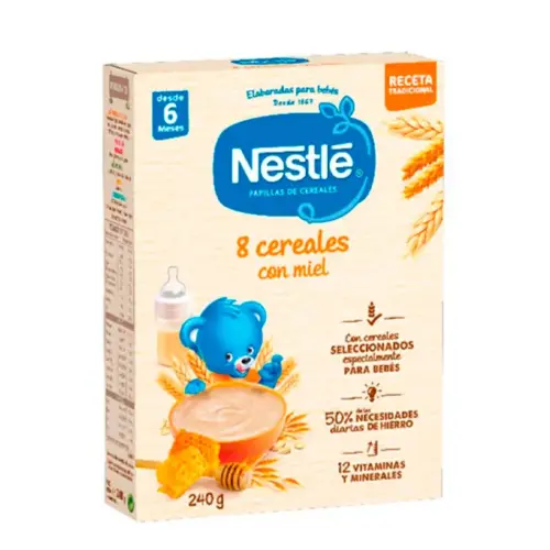 Nestlé Porridge 8 Cereals with Honey 240g