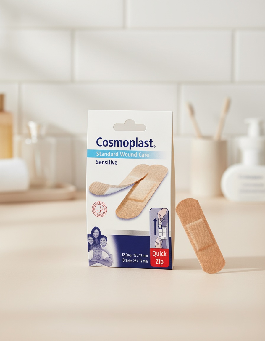 COSMOPLAST sensitive quick-zip dressings 20 u - Afbeelding 2