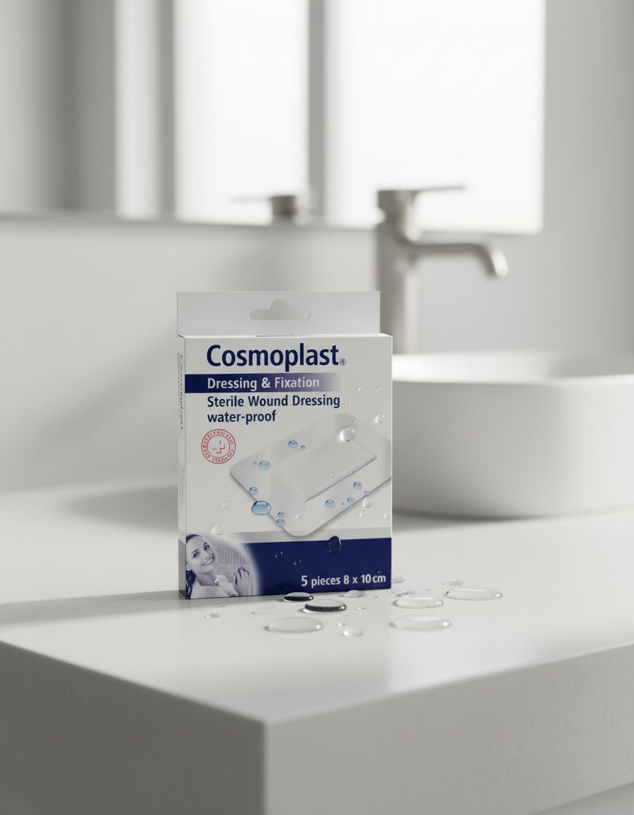 COSMOPLAST aqua large dressings 5 u - Afbeelding 2