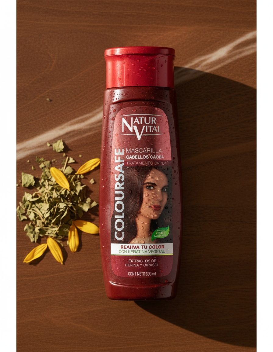 Natur Vital COLOURSAFE MASK mahogany 300 ml - Afbeelding 2