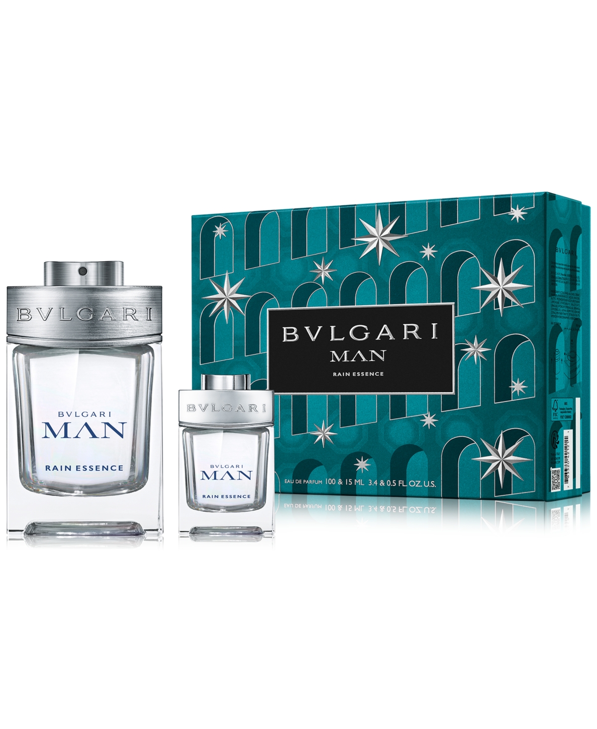 Bvlgari Man Rain Essence Geschenkset 100ml EDP + 15ml EDP