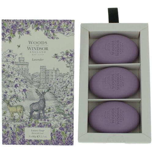 Woods of Windsor Lavender Zeep 3 x 60g