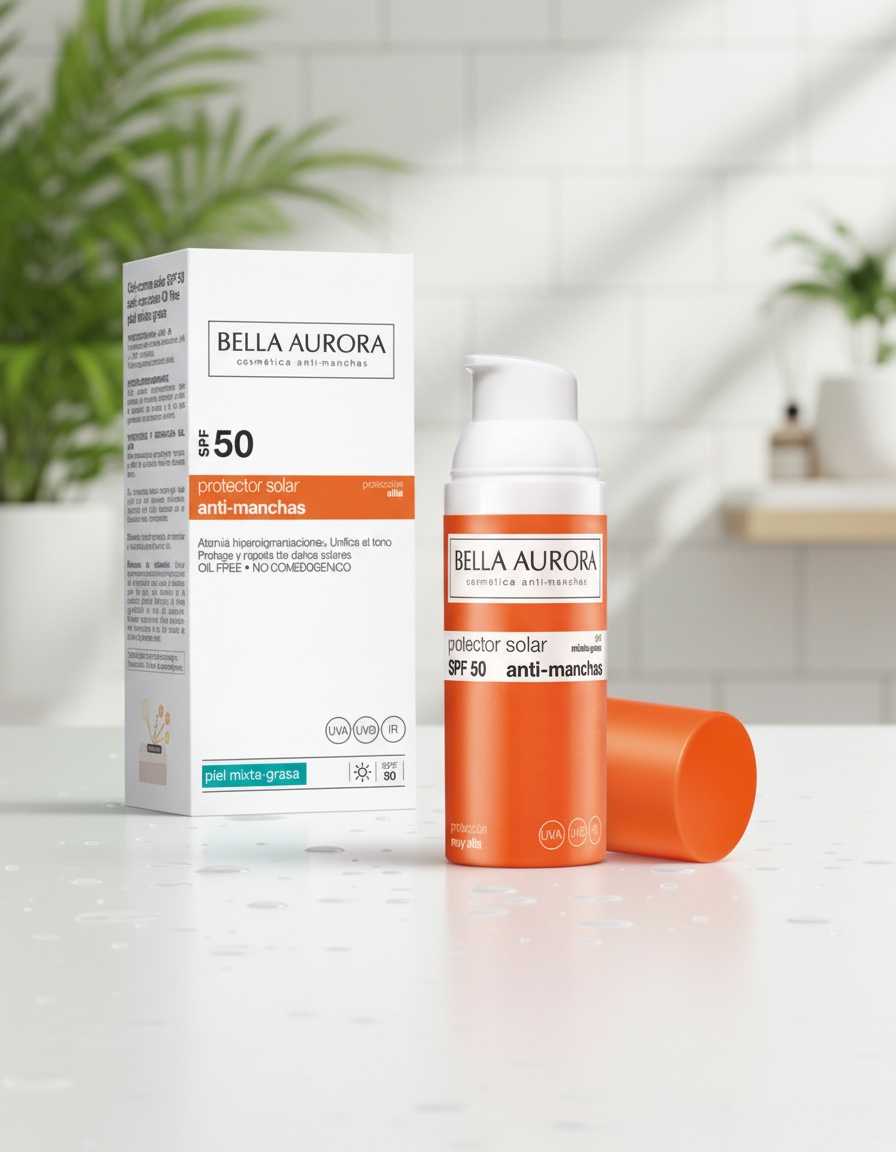 BELLA AURORA SOLAR gel anti-dark spots mixed/oily SPF50 50 ml - Afbeelding 2
