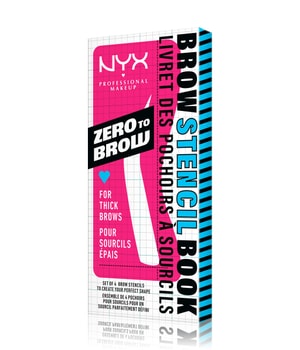 Nyx Zero To Brow Wenkbrauw Stencils 4 Stuk - Voor Volle Wenkbrauwen