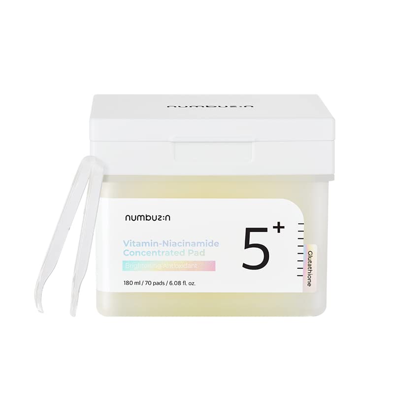 Numbuzin No.5 Vitamin-Niacinamide Concentrated Pads - 70 Pads