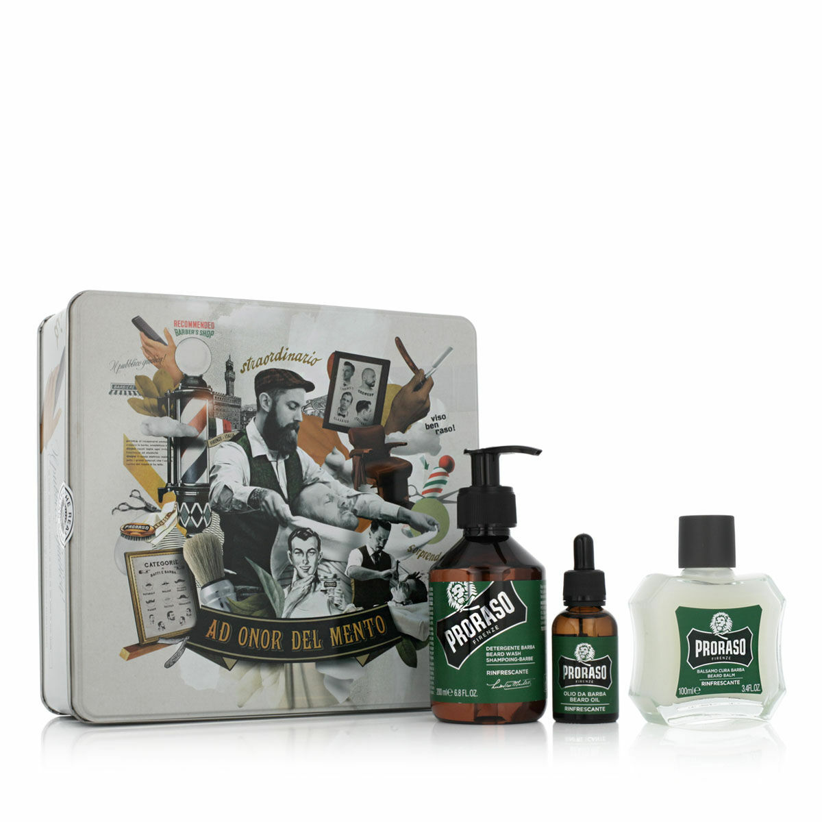Baardverzorging Set Proraso Línea Refrescante 3 Onderdelen