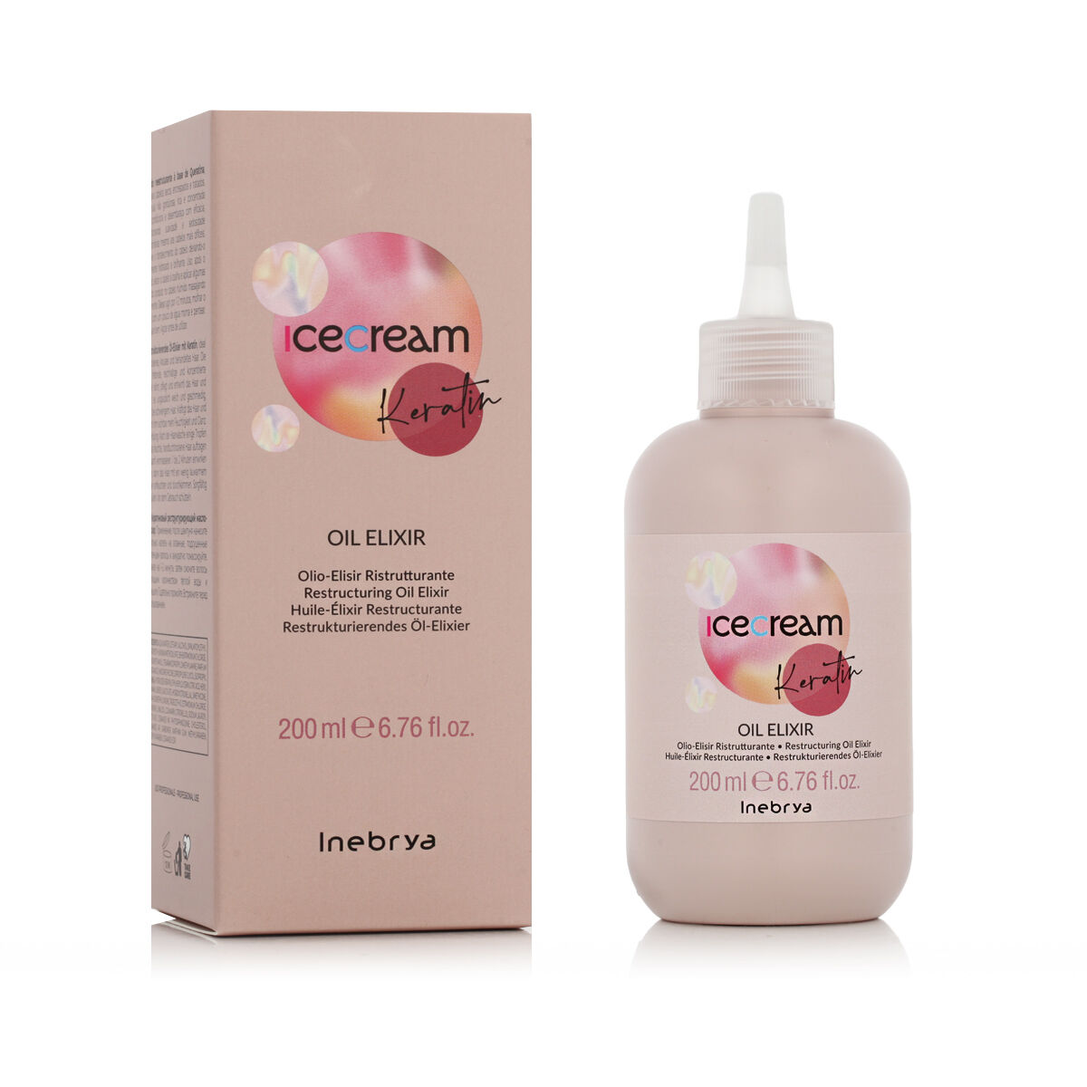 Haarolie Inebrya Ice Cream Keratin 200 ml