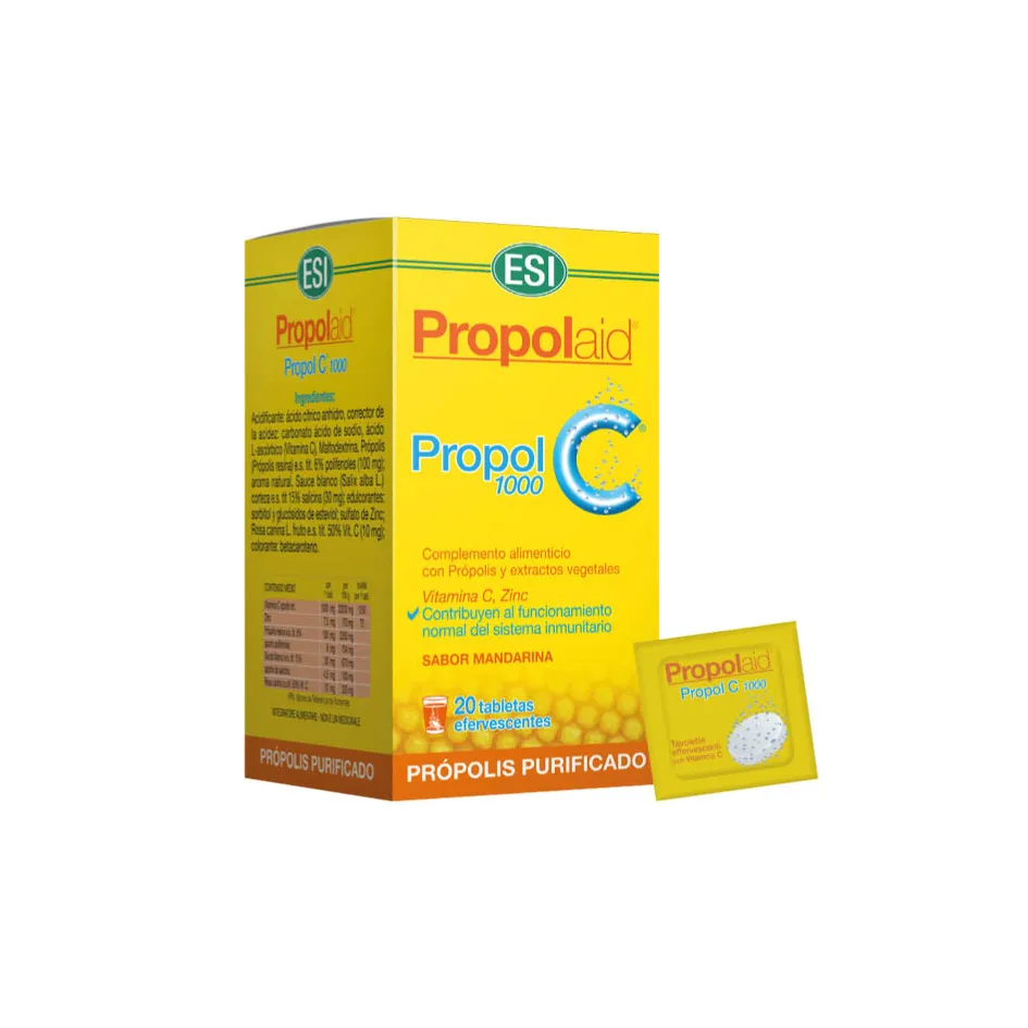 Trepatdiet Propol C Efervescente 20tab 1000mg