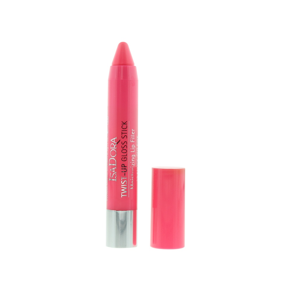 Isadora Twist-up Gloss Stick Moisturizing Lip Filler 2.7g - Knock Out Pink