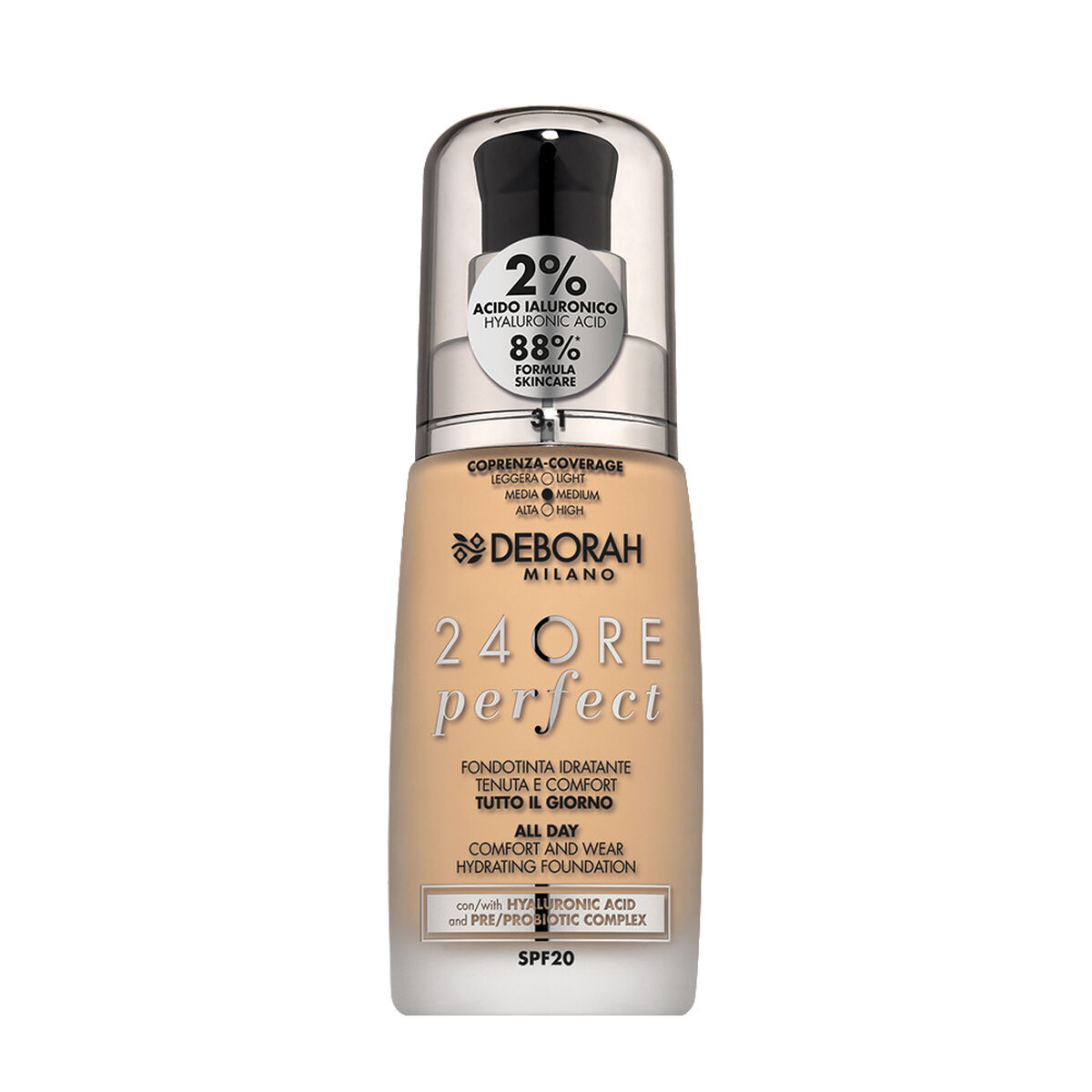 Crème Make-up Basis Deborah 4ORE PERFECT Nº 3.1