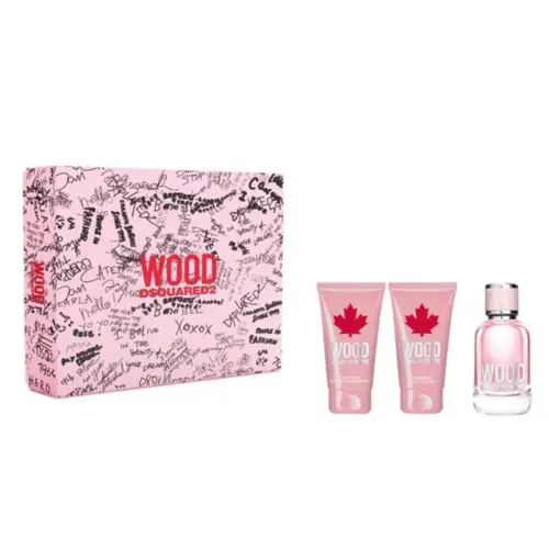 Dsquared2 Wood Pour Femme Set Super Oferta