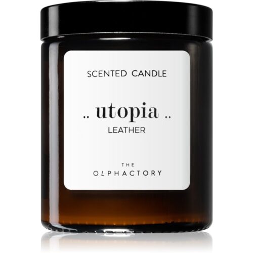 The Olphactory Utopia Leather Scented Candle 135g