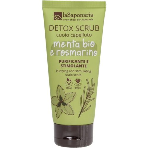 Zuiverende Scrub La Saponaria Detox - Menta e Rosmarino 100 ml