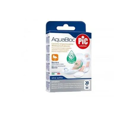 Pic Aquabloc With Bactericide Round Adhesive Dressing 22,5 Mm 2