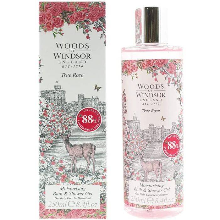 Woods of Windsor True Rose Moisturising Bad- & Douchegel 250ml