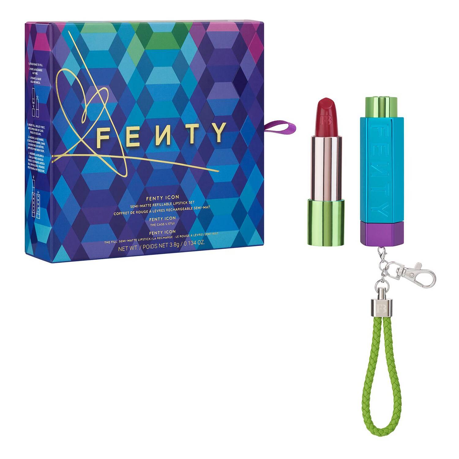 Fenty Beauty Icon Semi Matte Reffilable Lipstick Case