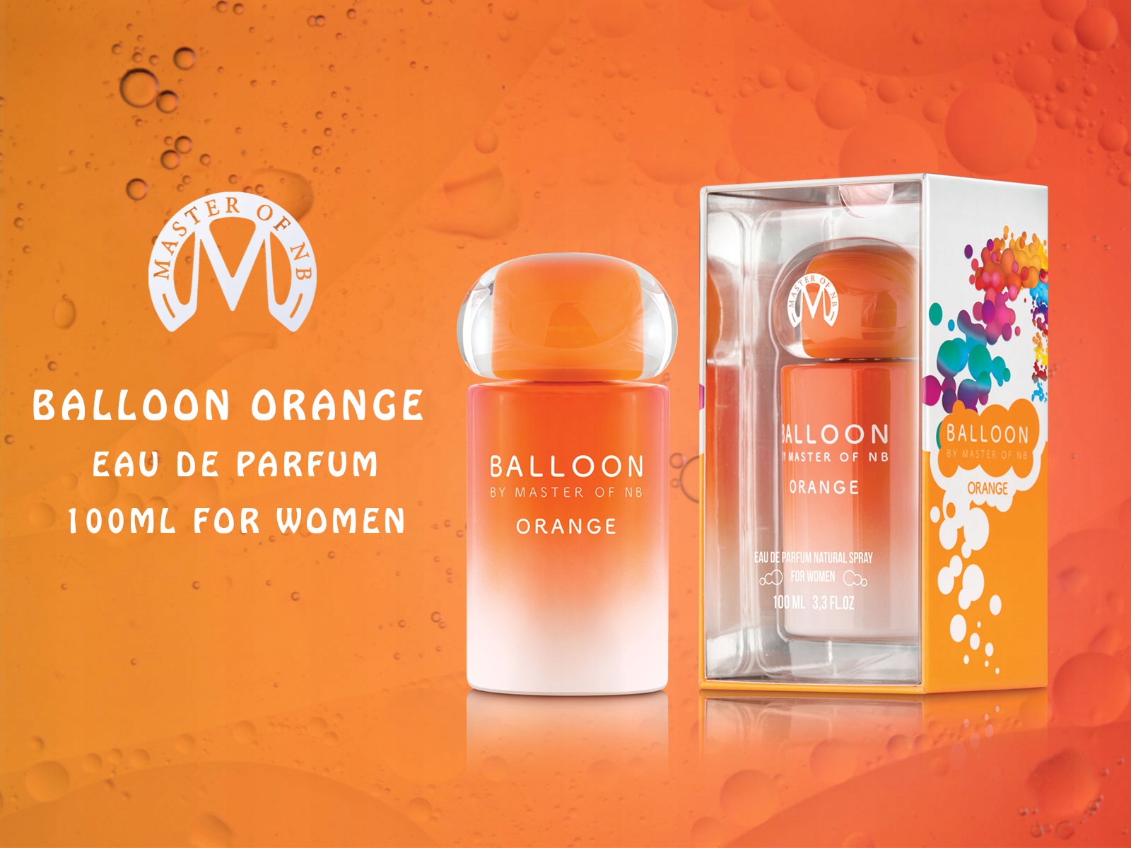 New Brand Orange Balloon Eau de Parfum 100ml Spray