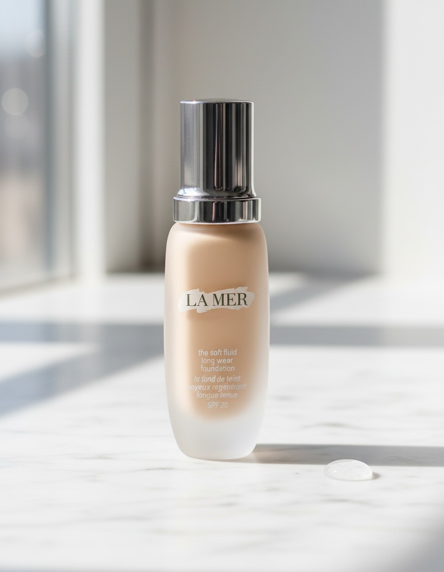 LA MER the soft fluid foundation SPF20 #22-neutral - Afbeelding 2