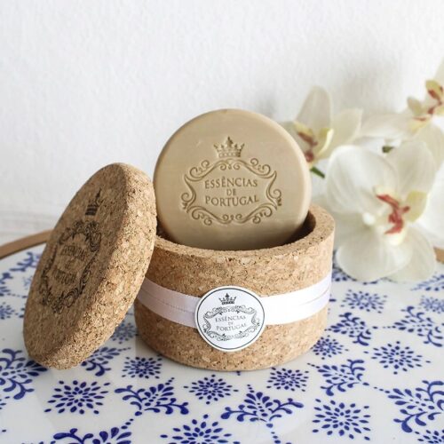 Essências de Portugal Cork Jewel-Keeper White Jasmine Soap 2x50g