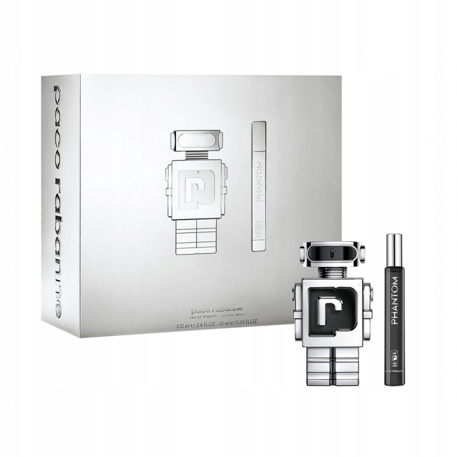 Paco Rabanne Phantom Geschenkset 100ml EDT + 10ml EDT