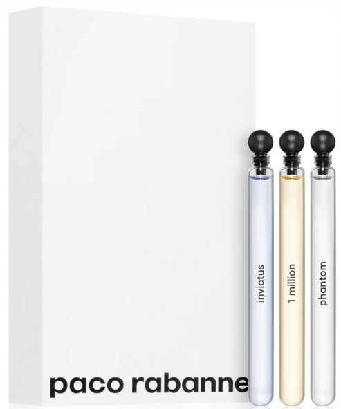 Paco Rabanne Discovery Miniature Geschenkset 3 x 4ml 1 Million EDT Splash + Invictus EDT Splash + Phantom EDT Splash